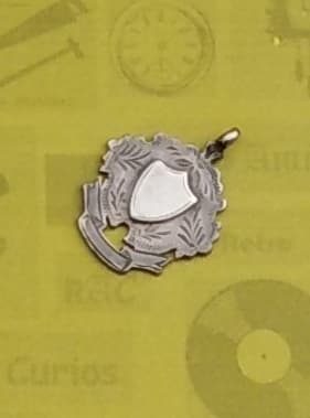 Small Antique Sterling Silver Watch Fob